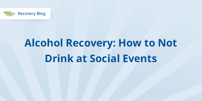 How to not drink at social events