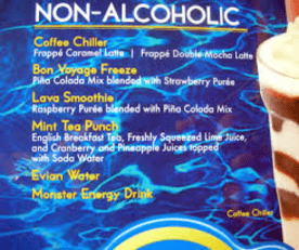 Non-Alcoholic Drink Options