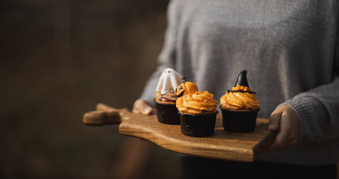 Halloween themed cupcakes